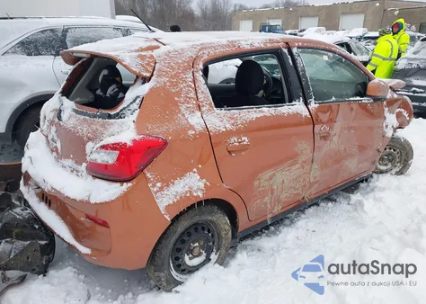 2019 Mitsubishi Mirage Es z USA, uszkodzony, nr VIN ML32A3HJ6KH012780